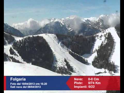 TRENTINO: neve,impianti e piste - LIVE SNOW REPORTS 10-4-2013