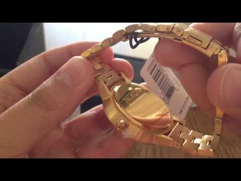 Nixon Kensington All Gold Watch Unboxing