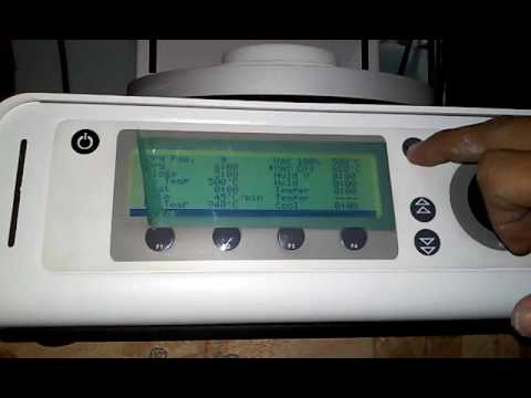 Cách cài đặt thông số lò Ney Centurion Qex