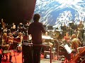 jon & dann watching auckland philharmonic rehearse their score to light surrounding you'