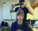 Busted & mcfly - danny straightening james hair