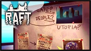 DISCOVERING THE SECRET OF UTOPIA?! | Raft Survival Gameplay