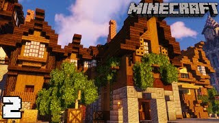 Let's Build city docks #2 MAGIC SHOP : MINECRAFT 1.13.2 Survival Let's Play