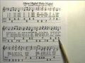 Silent Night with harp-tab Key of C
