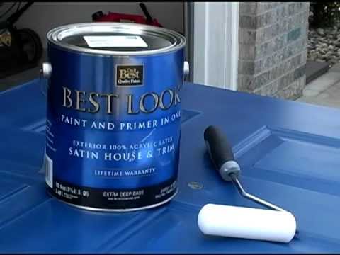 how to paint an exterior door