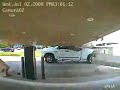 Truck Crushed under ATM Awning