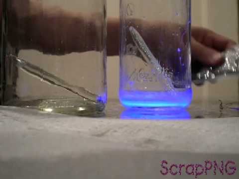 how to make glitter sink in water
