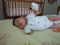 Ariel's first roll over!
