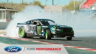 Video: Vaughn Gittin Jr. Tear Up An Entire F1 Track In His Savage Mustang RTR