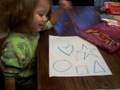 videos de lou drawing circles.