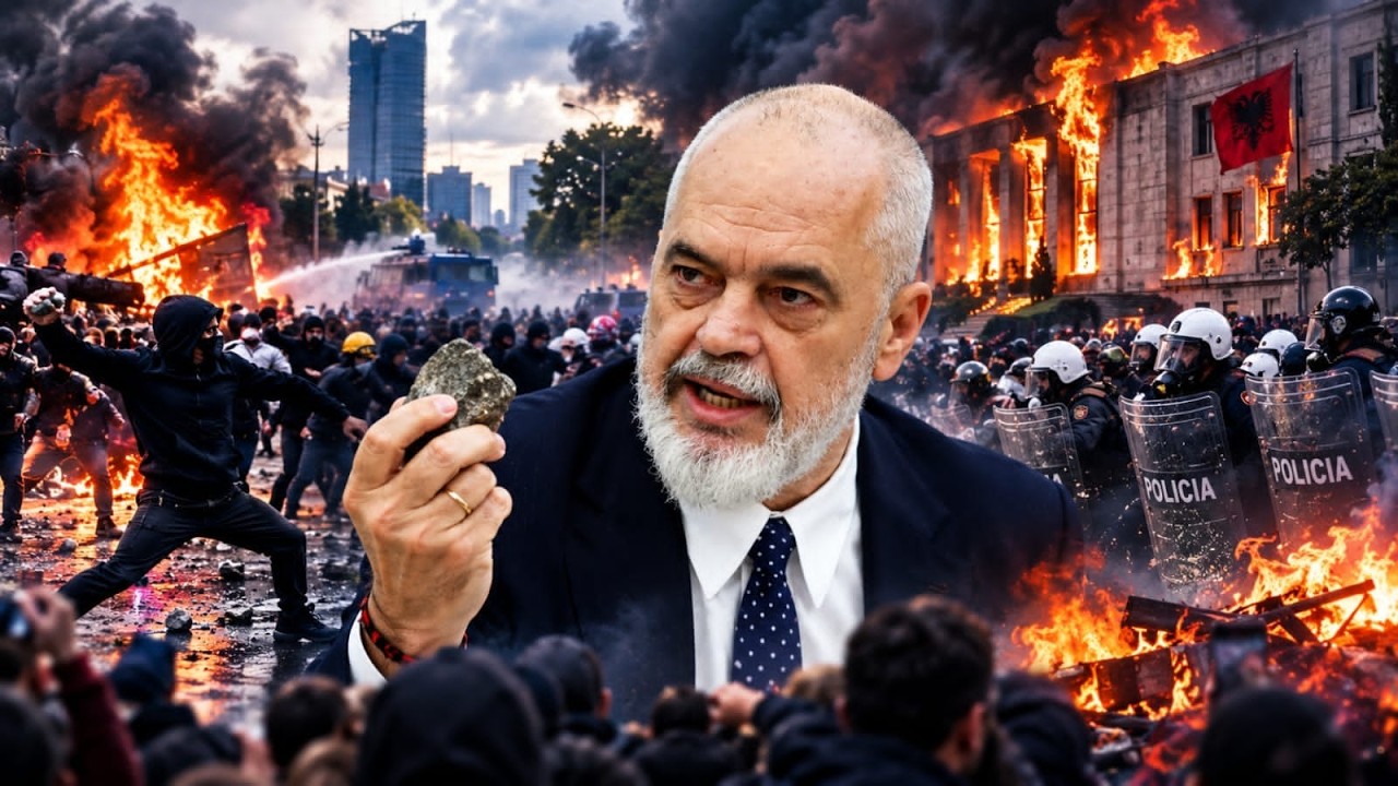 VIDEO/Protestuesit thyejnë ‘karriget e dialogut’ para Kryeministrisë, iu vendosin flakën