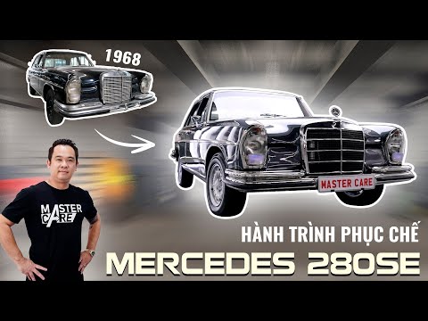 Chế tác nội thất thủ công 100% chiếc Mercedes 280SE Model 1968 rất hiếm tại Việt Nam