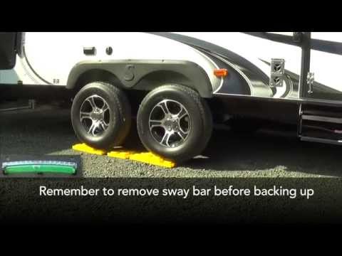 how to properly level a travel trailer
