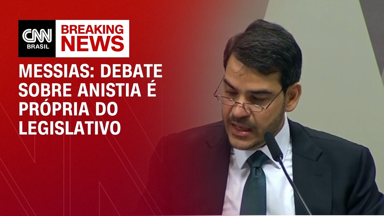 Jorge Messias defende protagonismo do Legislativo sobre anistia | BASTIDORES CNN