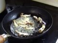 Tarako(Cod roe) and mushroom pasta recipe たらこときのこのパスタのレシピ