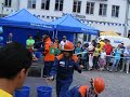 Feuerwehrspiel bei Etappenparty der Tour-de-Prignitz 2011 in Perleberg