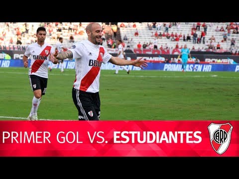 Gol de Javier Pinola vs. Estudiantes de La Plata