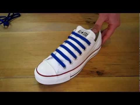 how to fasten converse laces