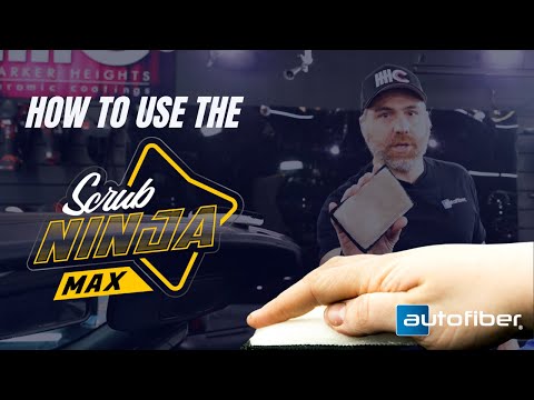 Autofiber Scrub Ninja Max - Interior Scrubbing Sponge - 3 Pack