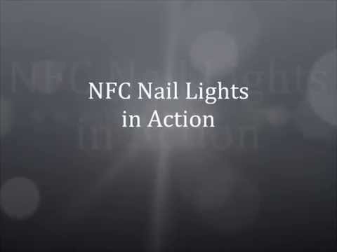 how to apply nfc nail lights