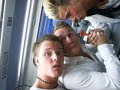 fed torsdag aften, efter gril-fest hos benjamin, I toget på vej til KBH :p feeeeeed aften xD i er alt for nice !!!!!