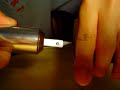 Electric pick gun in action