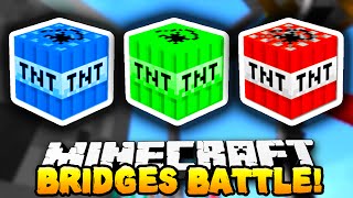 Minecraft - BRIDGES BATTLE "TNT SKY BASE!" #2 - w/ Preston, Nooch&Kenny
