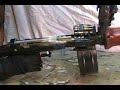 Custom built external gas powered airsoft RPD, uses Escort MP5 internals