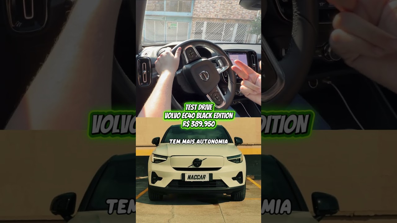 442 cavalos no trânsito? O segredo do Volvo EC40! 🐎⚡