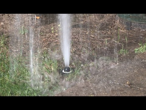 how to find a leak in underground sprinkler system