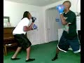 KEVIN AND PAT FIGHTIN