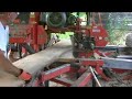 Sawmilling Curved Logs on the WoodMizer Sawmilling Curved Logs on the WoodMizer