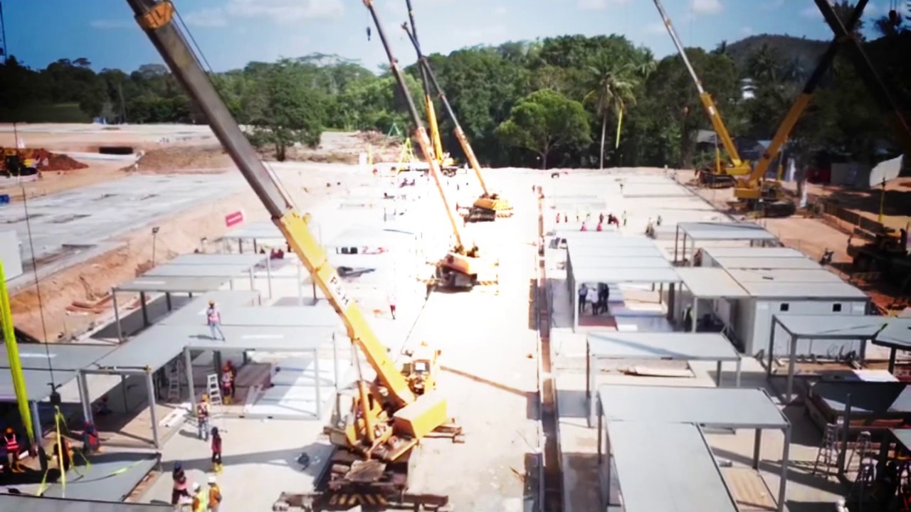 Pembangunan Fasilitas Gedung Karantina & Observasi Pulau Galang – Batam 21 Maret 2020