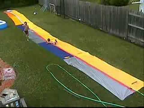 how to make a paint slip n slide