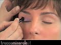 come applicare l'ombretto minerale