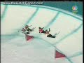 the whole race where lindsey jacobellis ends up giving up the gold in the last stretch.