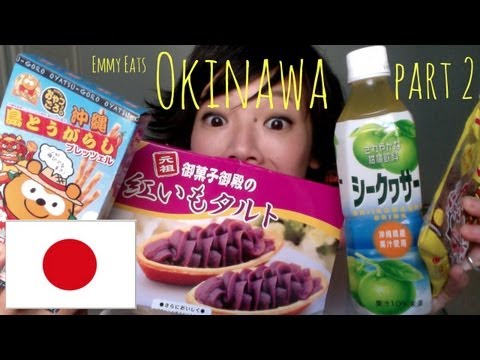 Emmy Eats Okinawa, Japan Part 2: tasting more Okinawan snacks & sweets