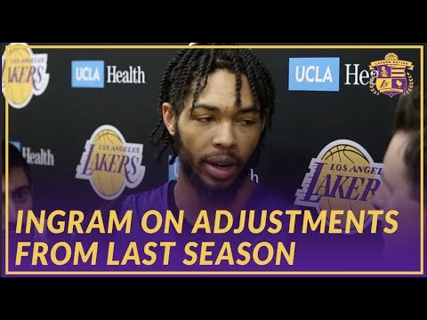 Video: Lakers Interview: Brandon Ingram on Adjustments That He's Making From Last Season to Now