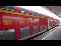 Abfahrt des RegionalExpress nach Bremen mit E- Lok BR 146 und Dostos,