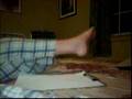 Arthrogryposis Handicapped Girl Drawing With Mouth