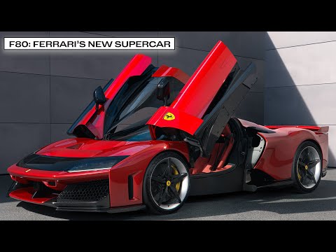 FERRARI F80: 1200 HP HYBRID MONSTER TAKING ON McLAREN W1!