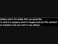 Using smileys on Myspace