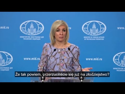 „Przerzuciliście się na złodziejstwo?” Rosyjski MSZ znowu atakuję Polskę