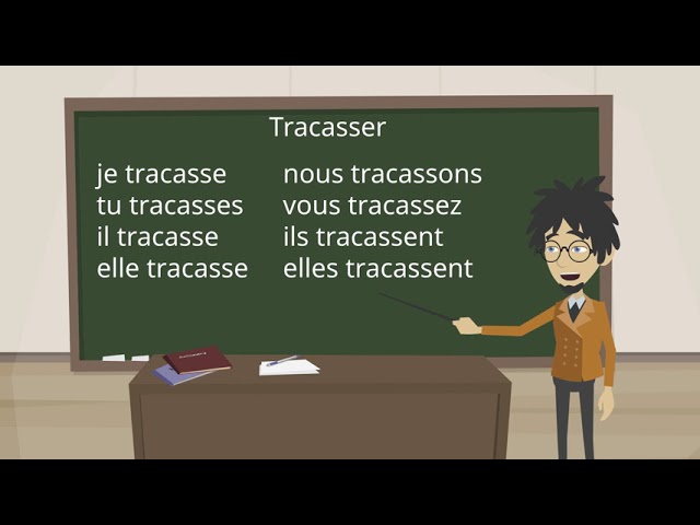 Урок французского языка: глагол Tracasser