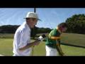 At the driving range with Phil Jaques