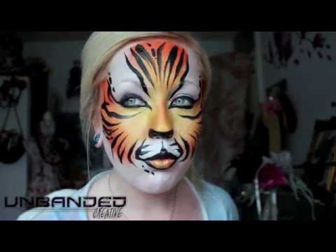 Tiger Face Paint - <b>Kate Monroe</b> Artistry - Unbanded TV - 0