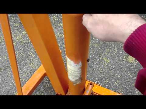 how to bleed engine crane