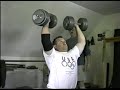 dumbell press 90 x 4