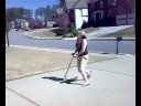 Rochelle riding broken scooter