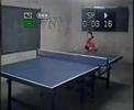 Juliana Lindman Treinando T�nis de Mesa